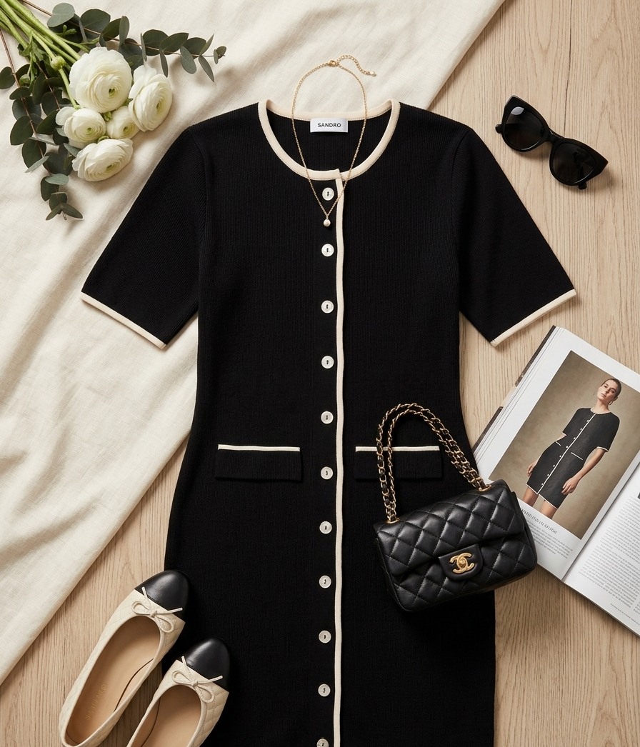 Composition avec accessoires